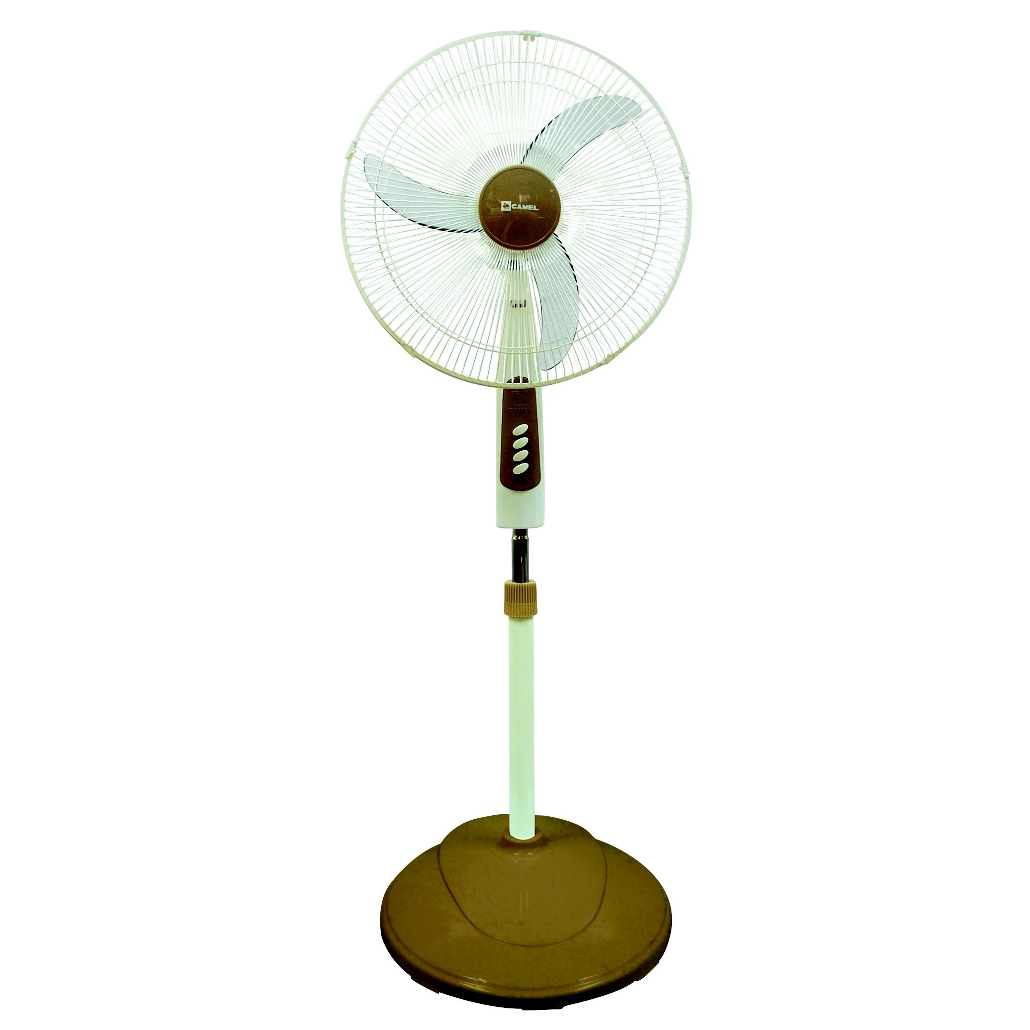 CSF-1608 CAMEL STANDFAN 16" WHT/KHAKI