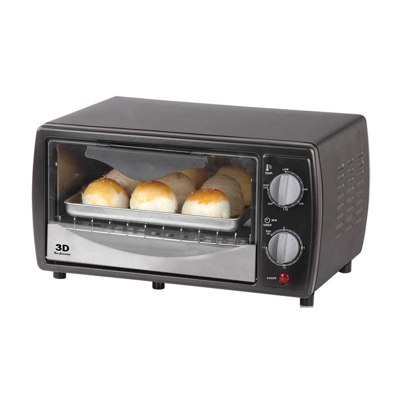 3D OT-G901 10 Liters Oven Toaster Black