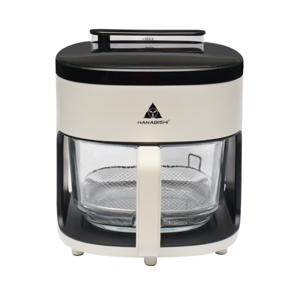 Hanabishi HAFRYER-42GLDIGSTMR 4.2L Glass Air Fryer with Steam Function