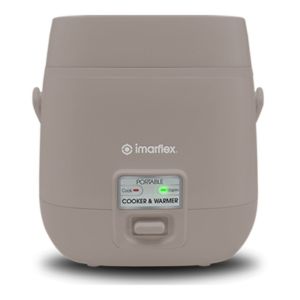 Imarflex 3 cups Portable Cooker & Warmer | Model: IRJ-60T (Brown)