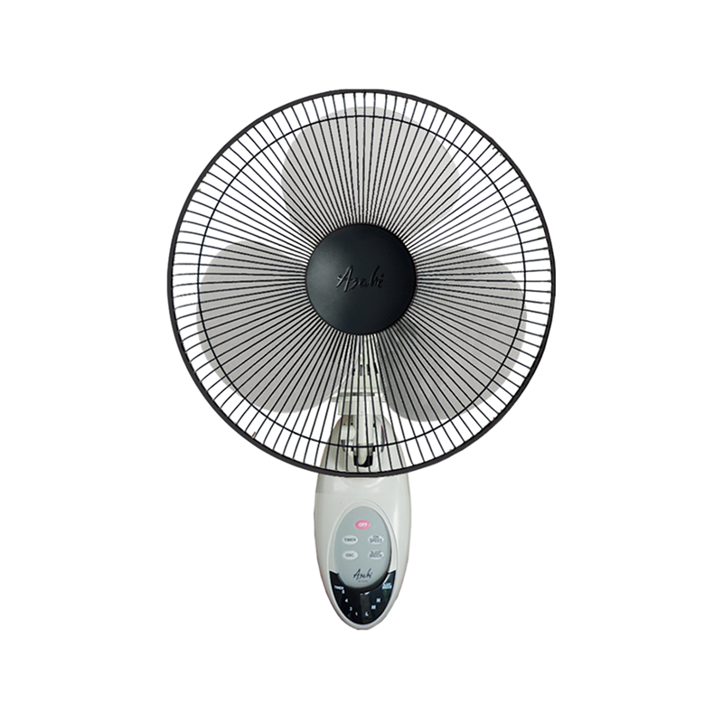Asahi WF 625R 16in Remote Controlled Wall Fan Gray