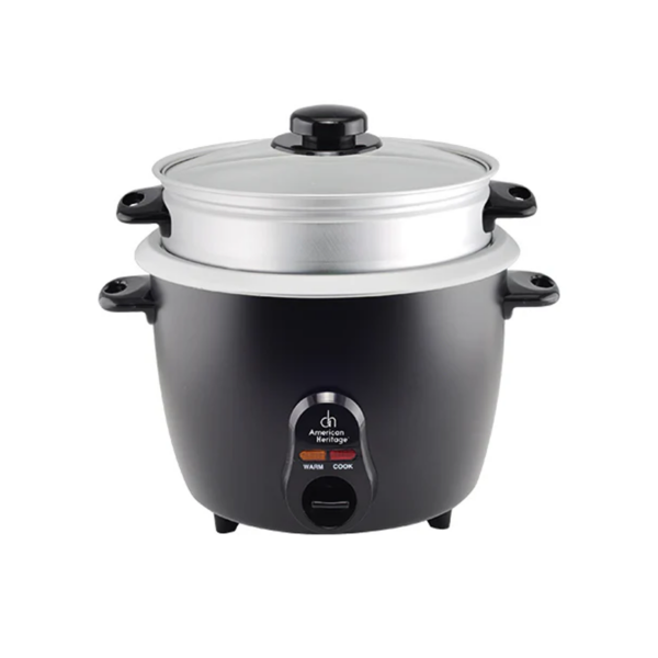 American Heritage AHRCS-6211 1.5 Liters Rice Cooker With Steamer