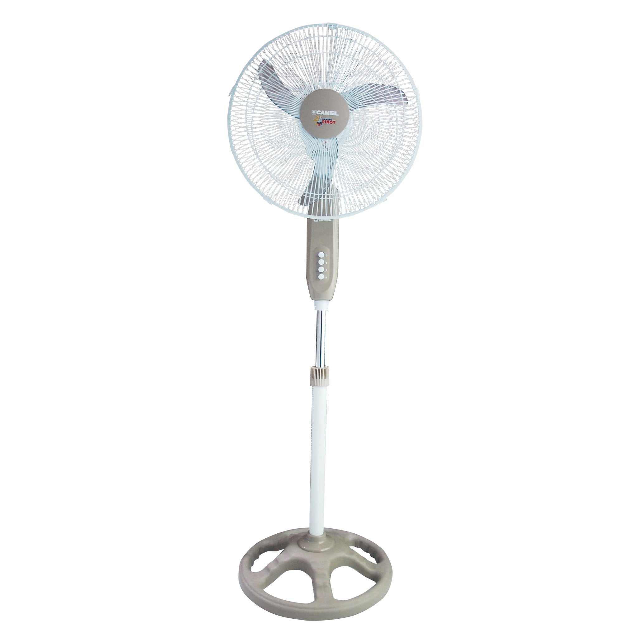 CSF-1618 CAMEL STAND FAN 16" WHITE/KHAKI