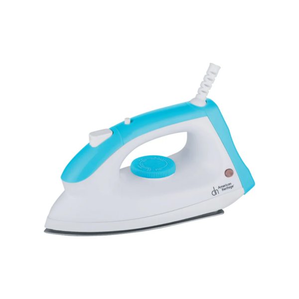 American Heritage AHDI-6091 Non-Stick Soleplate Dry Iron With Spray