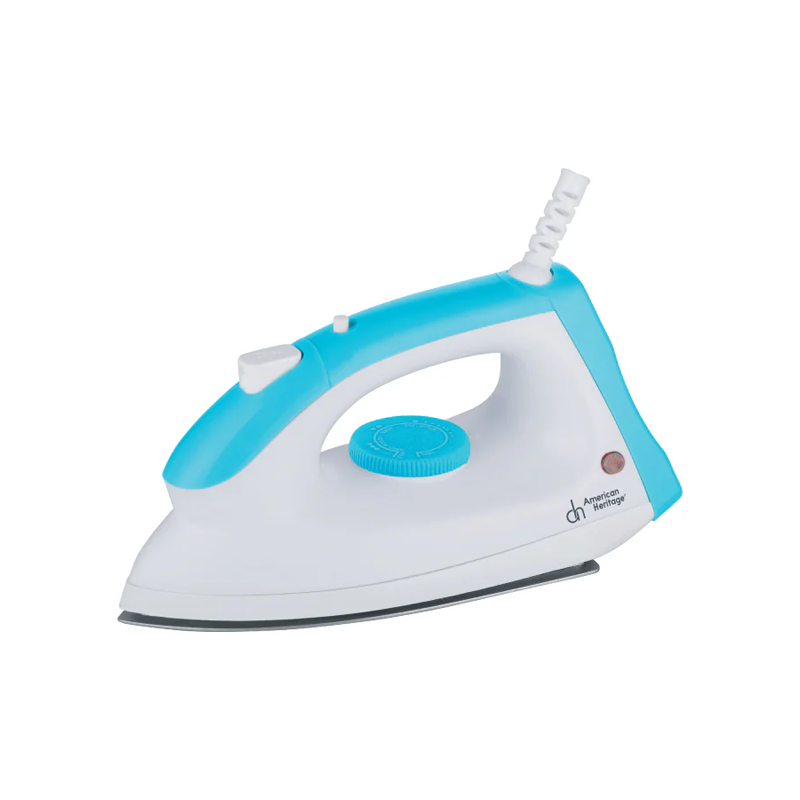 American Heritage AHDI-6091 Non-Stick Soleplate Dry Iron With Spray