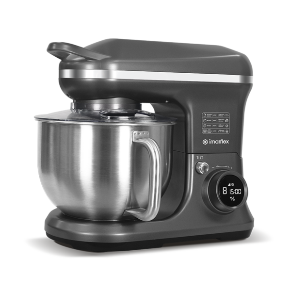 Imarflex IMX-510D 5 Liters Digital Electric Stand Mixer Grey